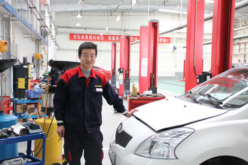 学汽修拿 实现美好未来