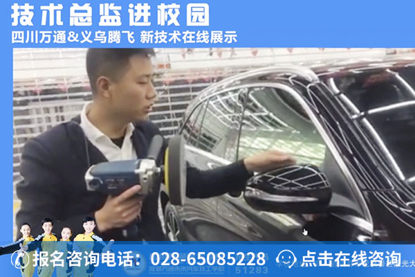 吴总正在为大家讲解隐形车衣新技术要点 (1)